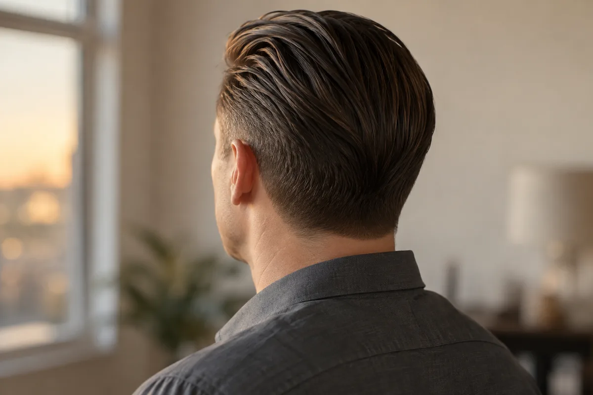Cheveux plaqués homme : coiffer en arrière sans rater