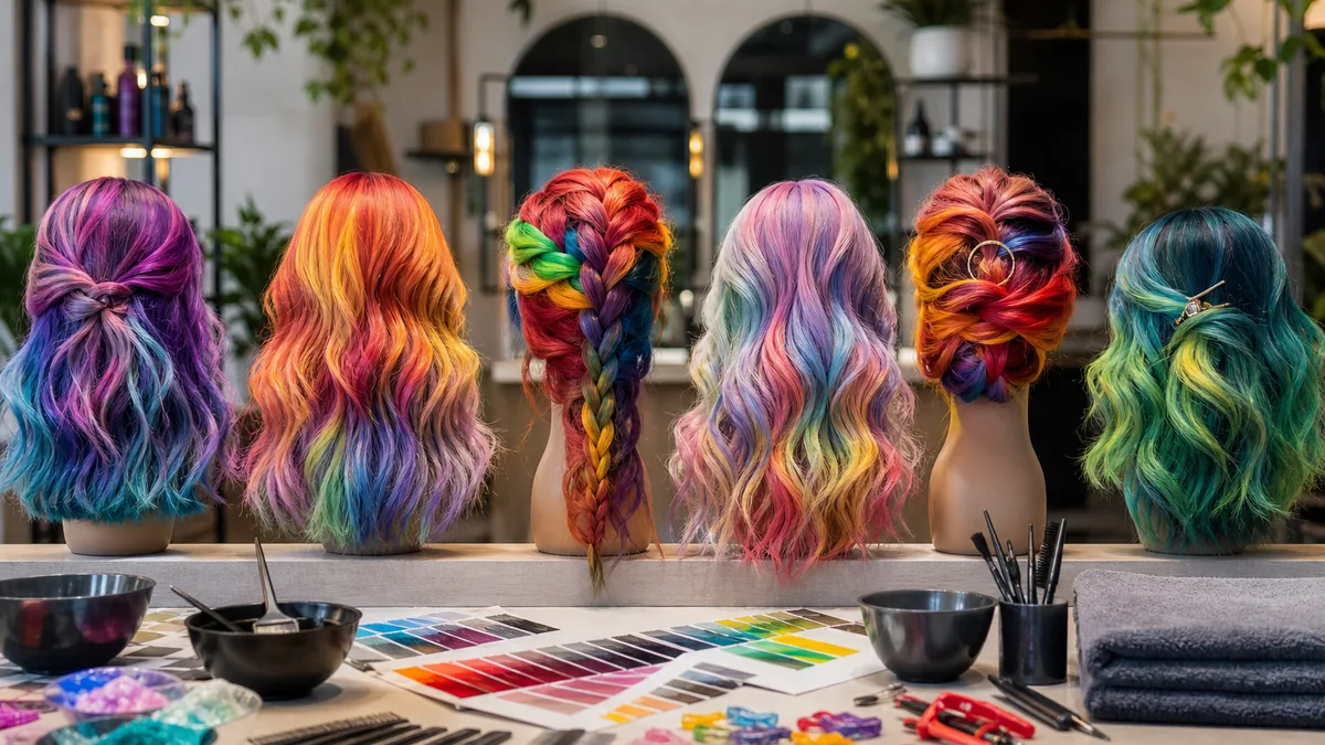 Coiffure rainbow pride : techniques et soins 2026